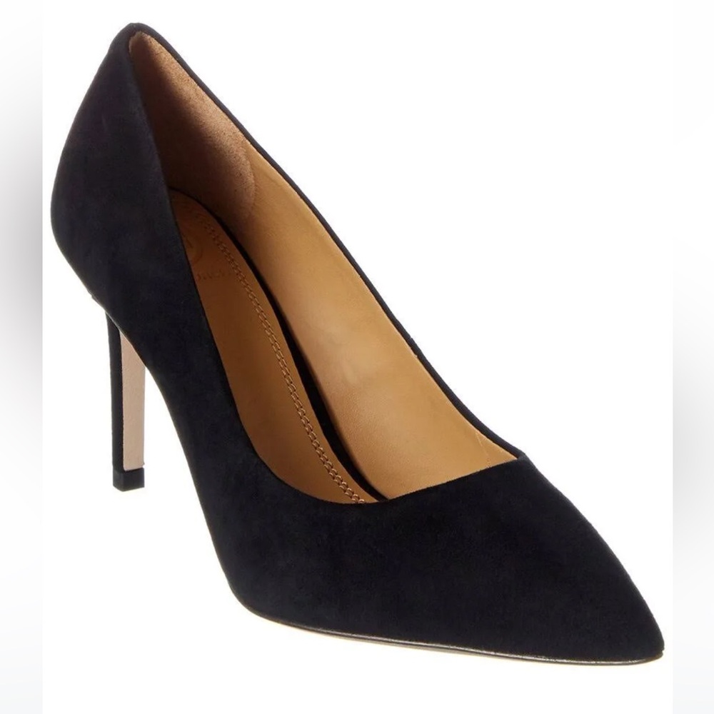 Tory Burch Elan 2 Suede Black Pumps